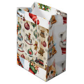  kerstrecorder medium cadeauzakje (Achterkant Gekanteld)