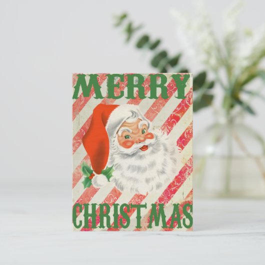  kerstrecorder met kerst feestdagenkaart (Staand voorkant)