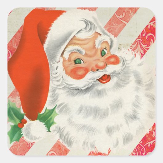  kerstrecorder met kerst vierkante sticker (Voorkant)