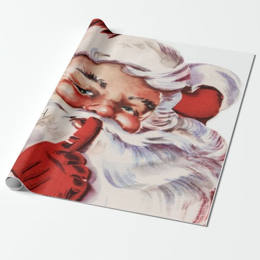 kerstrecro-kerstkerstbestelling cadeaupapier (Uitgerold)