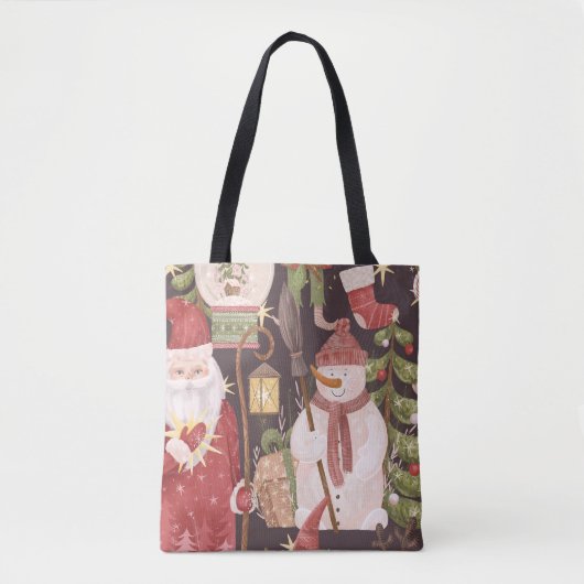  kerstrecro-kerstkerstbestelling tote bag (Voorkant)
