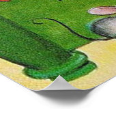 kerstrector met kinder poster (Hoek)