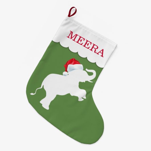 kerstrector op maat grote kerstsok (Voorkant (Hangend))