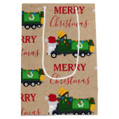 kerstrecycleerbaar vuilnis grote cadeautas (Achterkant)