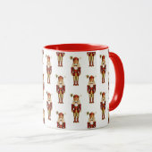 kerstrecycleerkraker met Mok (Voorkant rechts)