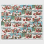  kerstrecycleerpatroon voor Kerstmis Cadeaupapier (Vlak)