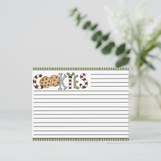 kerstrecyclekaarten briefkaart (Staand voorkant)