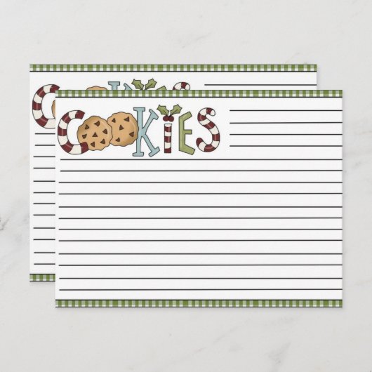 kerstrecyclekaarten briefkaart (Voorkant / Achterkant)