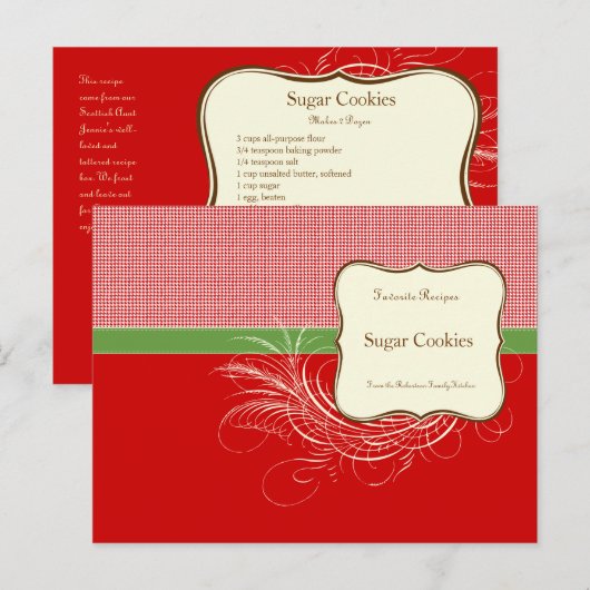 kerstrecyclekaarten briefkaart (Voorkant / Achterkant)