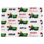 Kerstrecycling vuilnis - Aangepaste naam Groot Cadeauzakje