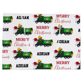 Kerstrecycling vuilnis - Aangepaste naam Groot Cadeauzakje