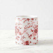 KerstRed Shabby Toile Koffiemok (Center)
