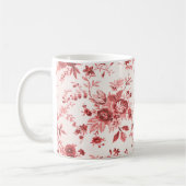 KerstRed Shabby Toile Koffiemok (Links)