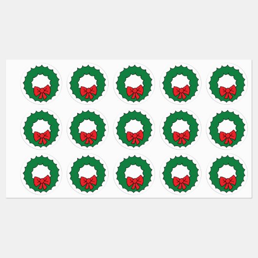 Kerstref Tekening kerstmis Garland Clipart Labels (Vel)
