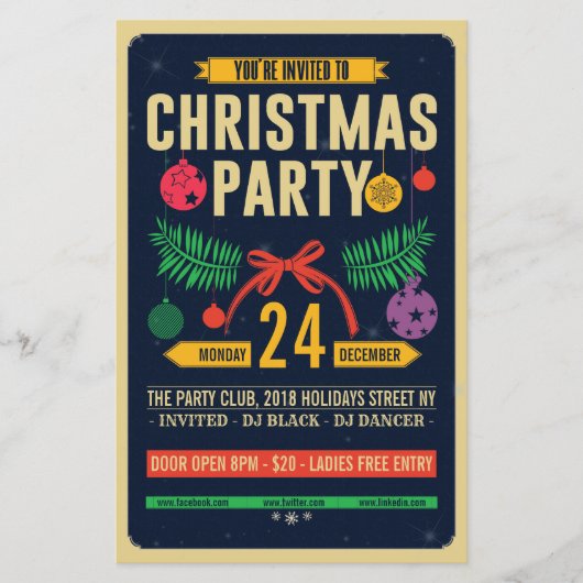 kerstrefeebrochure (Voorkant)