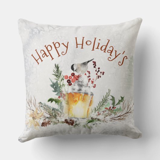 kerstregeling kussen (Achterkant)