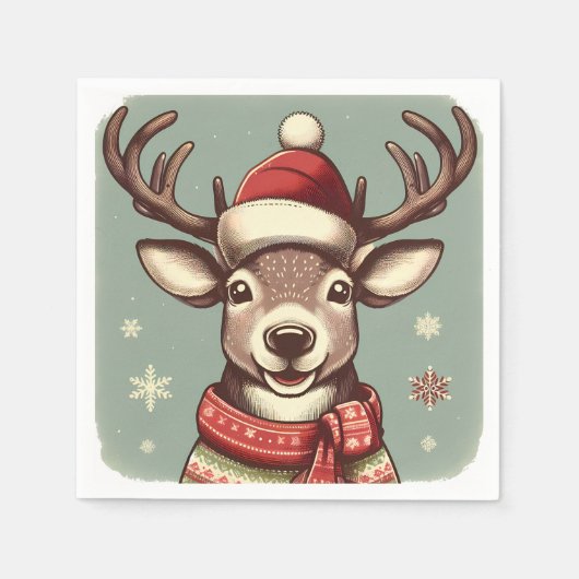 Kerstregenbaai Servet (Voorkant)