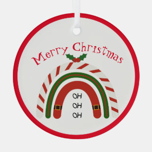 Kerstregenboog laat het Ornament sneeuwen