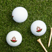 Kerstregenboog laat het sneeuwen golfballen (Insitu Gras)