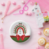 Kerstregenboog laat het sneeuwen papieren kommen (Feest)