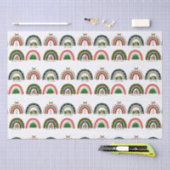 Kerstregenboog laat het sneeuwen tissuepapier (Craft)