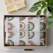 Kerstregenboog laat het sneeuwen tissuepapier (Geschenk)