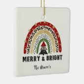 Kerstregenbooggroeven en helder Ornament (Rechts)