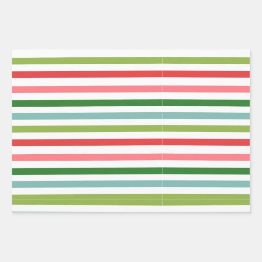 Kerstregenboogverlooppapier Inpakpapier Vel (Voorkant 3)