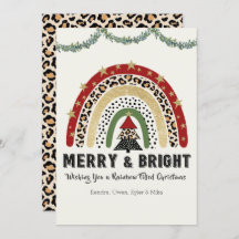 Kerstregenboogvlakte voor feestdagen