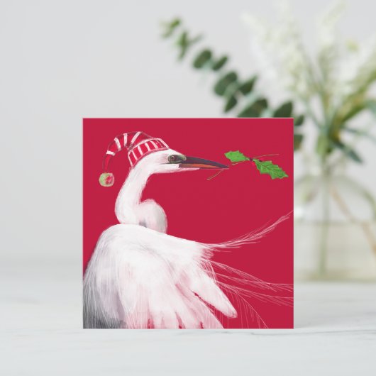 Kerstreiger Kaart (Staand voorkant)