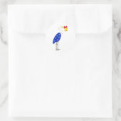 Kerstreigerstickers Ronde Sticker (Tas)