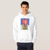 kerstreis hoodie (Voorkant volledig)