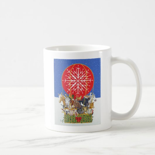 kerstreis koffiemok (Rechts)