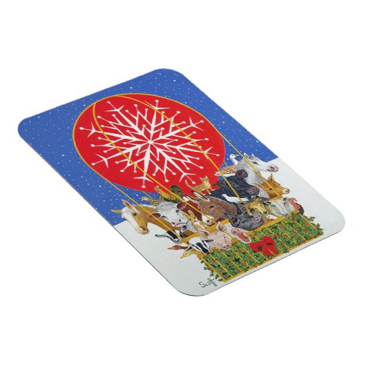 kerstreis magneet (Rechterzijde)