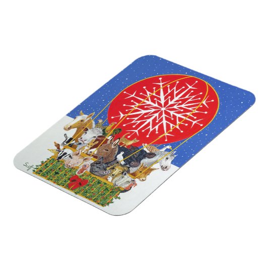 kerstreis magneet (Linkerzijde)