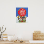 kerstreis poster (Keuken)