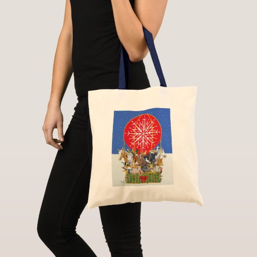kerstreis tote bag (Voorkant (product))