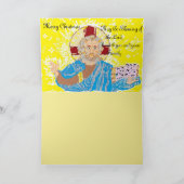 Kerstreligieus Wenskaart Feestdagen Kaart (Binnen)