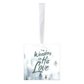 Kerstreligieuze wonderen van z'n liefdeszeggers decoratie (Rechts)