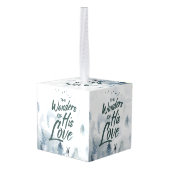 Kerstreligieuze wonderen van z'n liefdeszeggers decoratie (Achter hoekig)