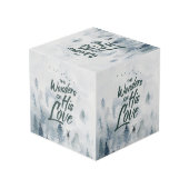 Kerstreligieuze wonderen van z'n liefdeszeggers kubus (Achter hoekig)