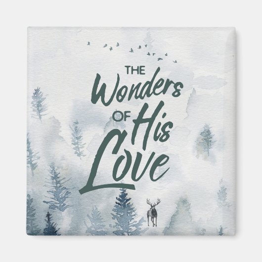 Kerstreligieuze wonderen van z'n liefdeszeggers magneet (Voorkant)