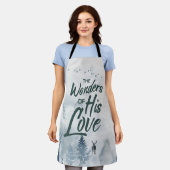 Kerstreligieuze wonderen van z'n liefdeszeggers schort (Gedragen)