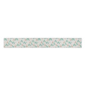 Kerstrender in het Evergreen Winter Forest Grosgrain Lint (Voorkant)