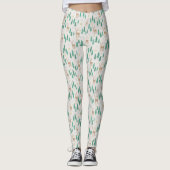 Kerstrender in het Evergreen Winter Forest Leggings (Voorkant)