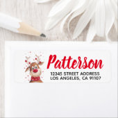 Kerstrenderadreslabel Etiket (Insitu)