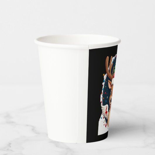 Kerstrendier (2) papieren bekers (Rechts)