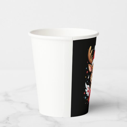 Kerstrendier (3) papieren bekers (Rechts)