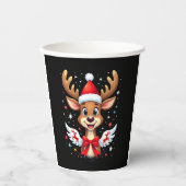 Kerstrendier (3) papieren bekers (Voorkant)