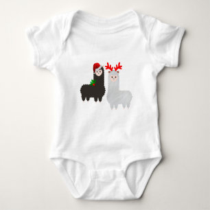kerstrendier alpacas romper